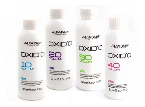 Alfaparf Oxidante 10/20/30/40 Vol 90ml X 3 Unidades Oxid'o