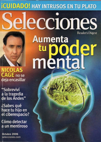 Selecciones Octubre 2006 - Nicolas Cage - Ciberespacio Y Más