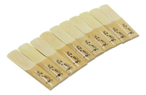 2x 10pcs Eb Cañas De Saxofón Alto 2.5