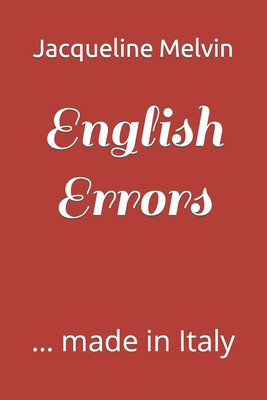 Libro English Errors: ... Made In Italy - Melvin, Jacquel...