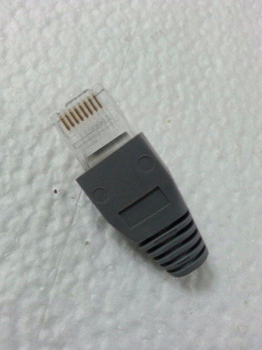 Conectores Con Sus Botas Rj45 Cat5e Surt Pack De 50 Uds