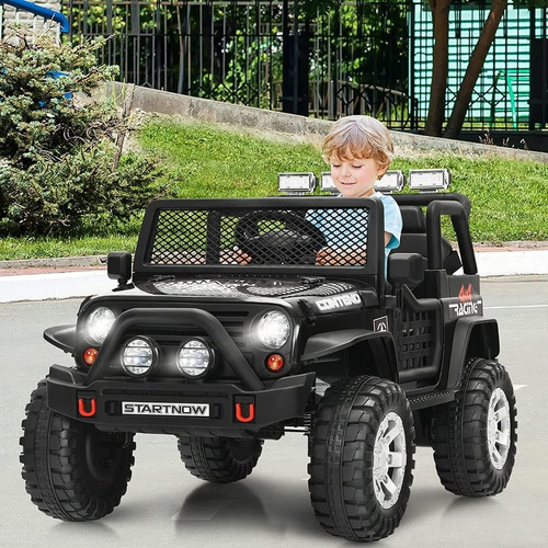 Carro A Batería Jeep 5 Motores 4x4 Pantalla Llantas Jebe