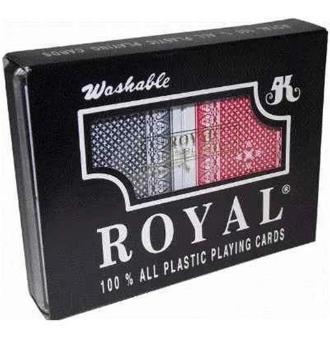 Cartas Poker Royal Original Estuche 100% Plastificada Juego