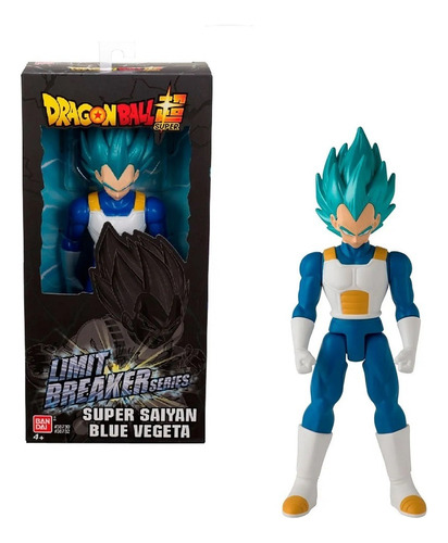 Figura Dragon Ball Súper Hero Saiyan Blue Vegeta Bandai 30cm