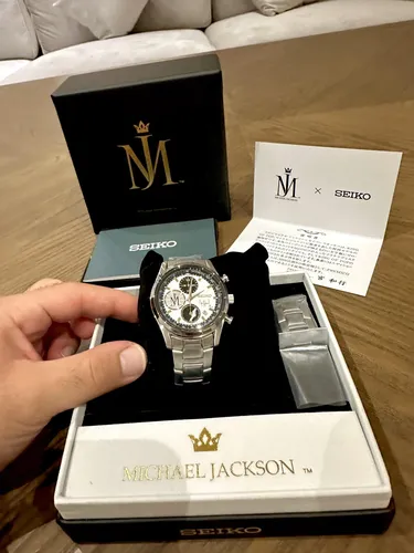 Relógio Seiko Michael Jackson Edição Limitada 5000 Peças
