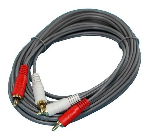 Cable Audio Video 2 Rca Macho A 2 Rca Macho Oro 8 Mts