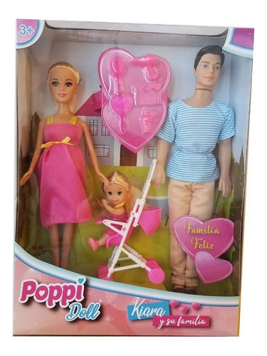 Poppi Doll Muñeca 25 Cm Kiara Y Su Familia Original B197