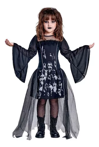 Halloween Fantasia Infantil Menina Vestido Papel Vampiro Fantasia Menina  Menina Dança U