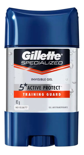 Gel Antitranspirante Gillette 82 Gr Training Guard