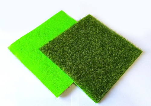 Imagem 5 de 7 de Grama Sintética Tapete 15 X 15 Cm - Action Figures Dioramas
