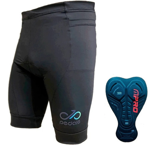 Bermuda Ciclismo Masculino Pedale Active Cycle7 7 Preto Bike