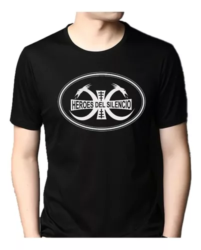  Heroes DEL Silencio - Rock En Español Men's T Shirt Black  (Large): 0757104388267: Clothing, Shoes & Jewelry