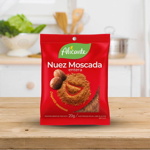 Alicante Nuez Moscada Entera X 20 Gr