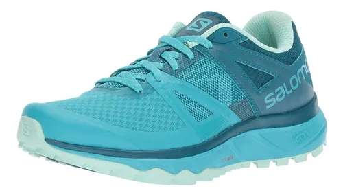 Tenis Salomon Mujer Trail Running Senderismo Turquesa