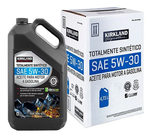 Aceite Kirkland 100% Sintético 5w-20 4.73 Litros