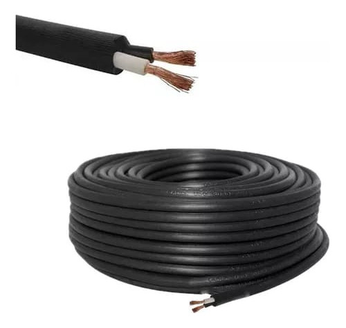 Cable Uso Rudo De 100% Cobre 2x18 Awg Rollo 100 Metros Argos