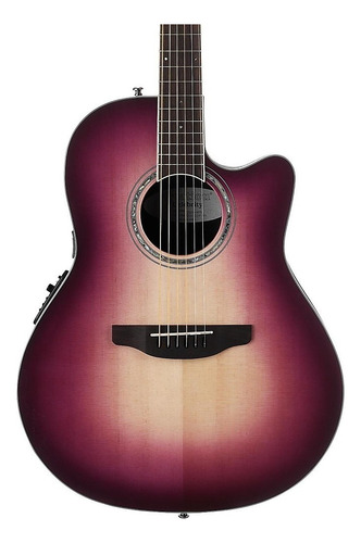Guitarra Electroacustica Ovation Celebrity Standard Cs28 Color Magneta Purple Burst