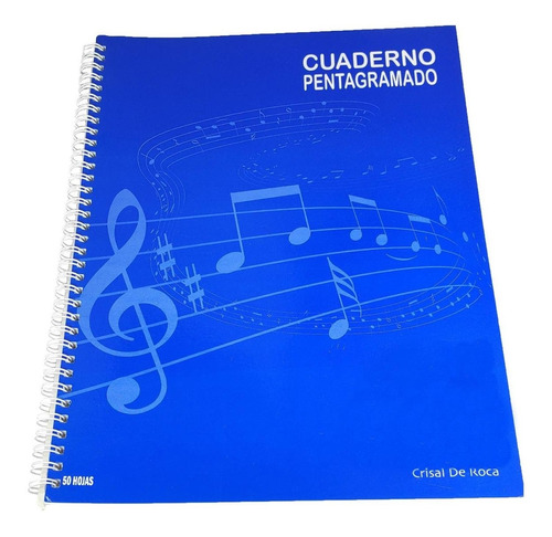 Cuaderno Pentagramado De 50 Hojas Anillado Chrömos Cuo