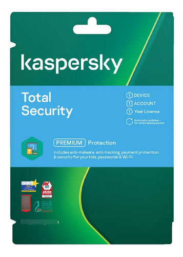 Kaspersky Total Security 1 Pc 1 Año + Tienda + Garantía