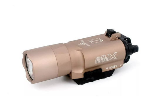 Airsoft Lanterna Tática Pistola Surefire X300u P/ Trilho 22m