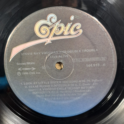 Imagem 4 de 9 de Vinil Lp Stevie Ray Vaughan And Double Trouble Live Alive