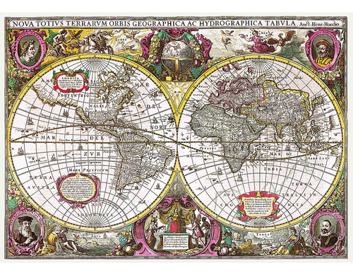 Rompecabezas Trefl 2000 Piezas: Mapa Antiguo