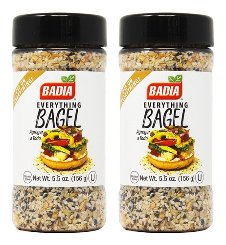 2 Sazonadores Bagel Badia 156g Everything Bagel 