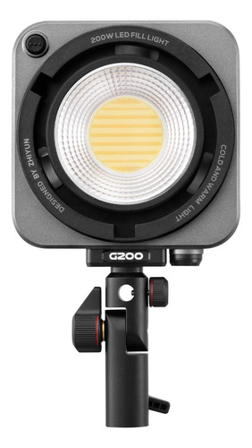 Lámpara de luz led Zhiyun no aplica color blanca fría con estructura Dorado 127V