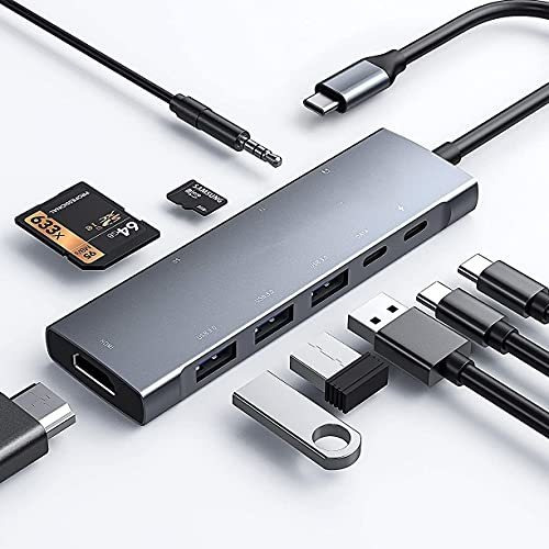 Adaptador Usb-c 9 En 1 Para iPad Pro/macbook Pro Air M1