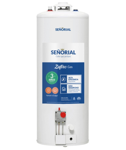 Termotanque Señorial 85 Litros Linea Zafiro Multigas