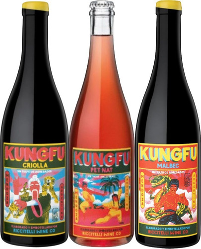 Kung Fu Coleccion Malbec Pet Nat Criolla X3 - Oferta Celler