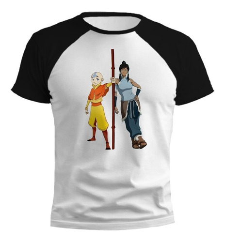 Remera Avatar Aang Y Korra Diseño Exclusivo Ranglan