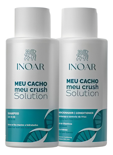 Kit Meu Cacho Meu Crush Solution Inoar Sh + Cond 500ml