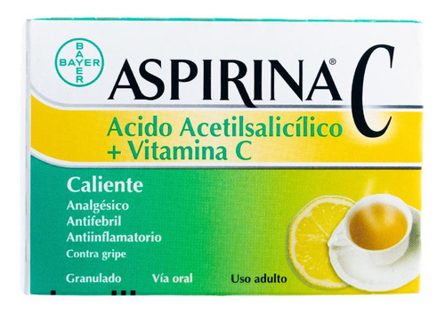 Aspirina C Caliente 12 Sobres