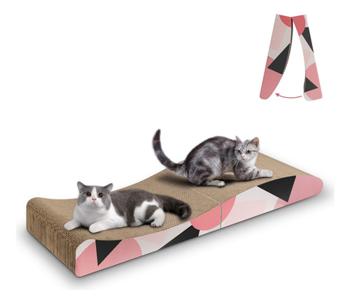 Almohadilla Para Rascar Gatos Curvada Comsaf Wave, Plegable