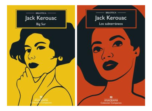 Combo Big Sur + Los Subterraneos Jack Kerouac Anagrama