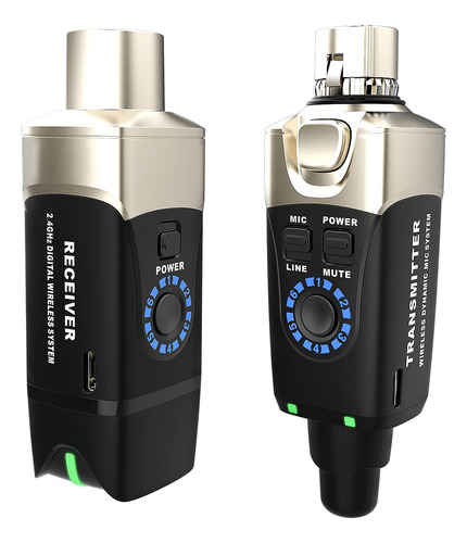 Xvive - Sistema Inalámbrico De Micrófono Y Audio Con Tran.