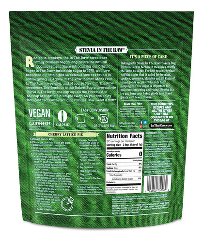 Stevia In The Raw Edulcorante Sin Calorias 275 G