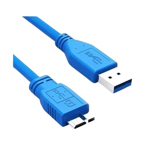 Cable Usb 3.0 Para Disco Duro Externo Y Mas De 1.20 M Delcom