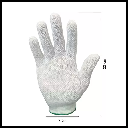 Guantes Jardineria Trabajo Moteado Nylon Multiuso