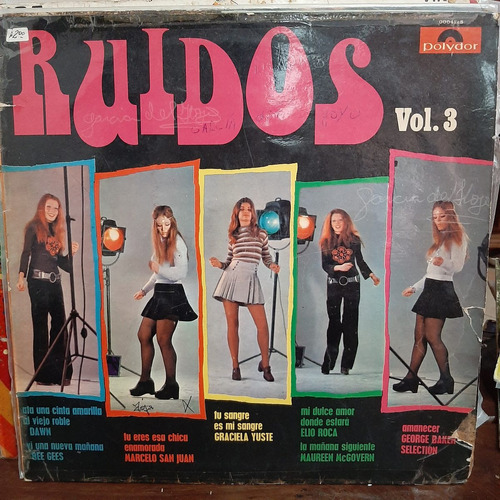 Vinilo Ruidos Vol 3 San Juan Yuste Mc Govern Bee Gees Cp2