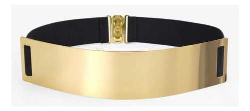 Cinturón Elegante Fashion De Metal Dorado Para Damas