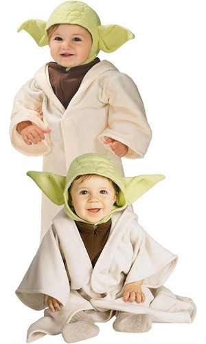 Disfraz De Rubie Star Wars Baby Yoda Tamaño: 6-12 Meses