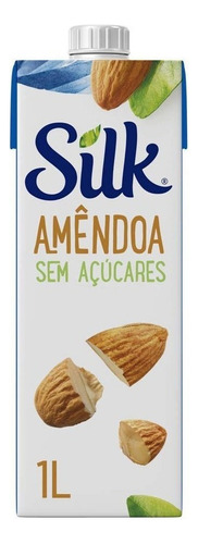 Bebida à Base de Amêndoa Zero Açúcar Silk Caixa 1l