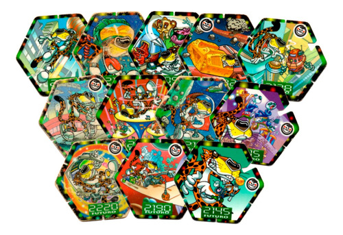 Tazo Máquina Do Tempo Elma Chips Original - 6 Unidades
