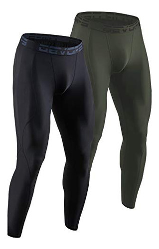 Devopa 2 Pantalones De Compresión Masculinos Leggings Dqhdy