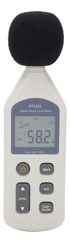 Medidor Digital De Nivel De Sonido Hy1361, Pantalla Lcd, Usb