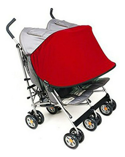 Manito Sun Shade Para Twin Stroller (rojo).