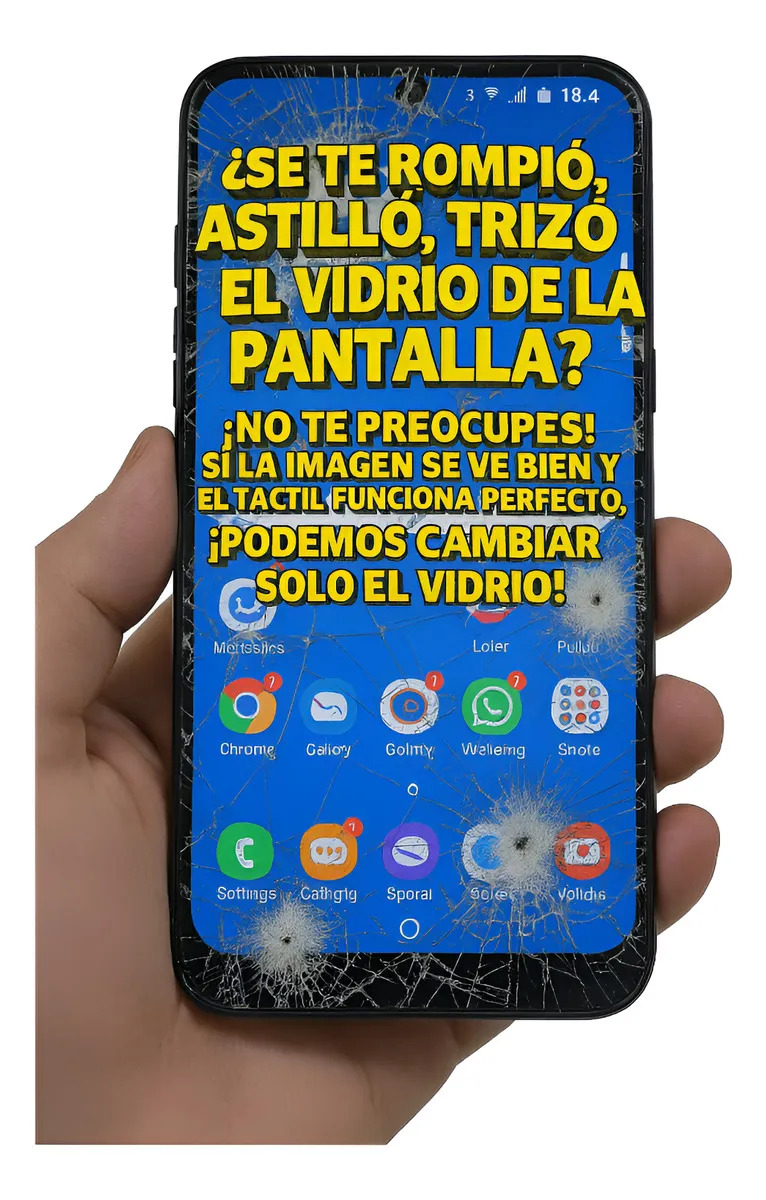 Cambio Vidrio Glass Roto Astillado De Pantalla Para Tcl 40se Negro