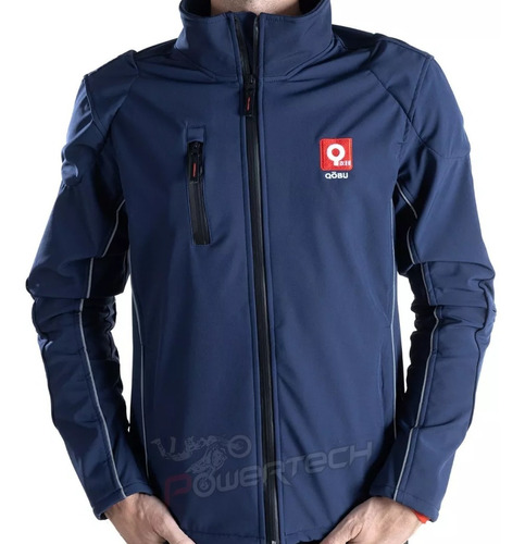 Campera Softshell Qobu Con Protecciones Moto Enduro Kevlar